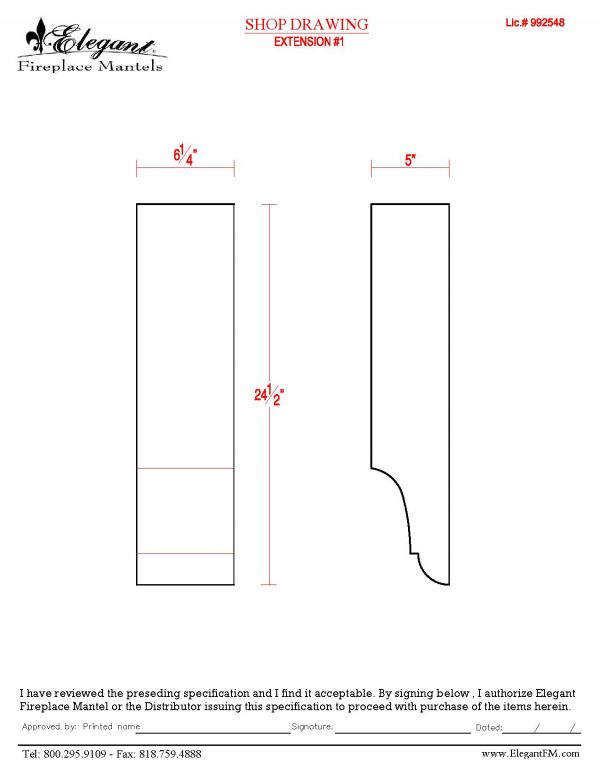 CORBEL EXTENSION 1