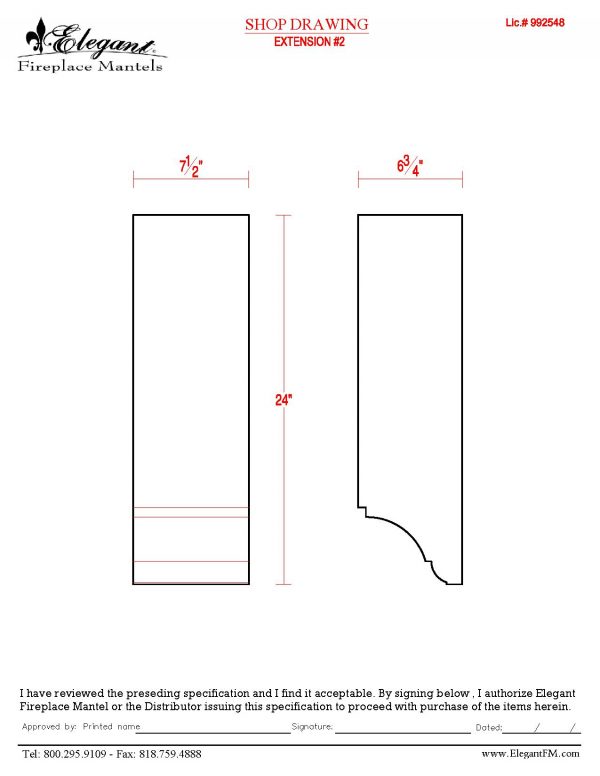 CORBEL EXTENSION 2