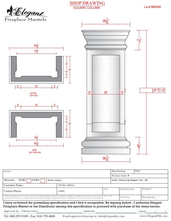 Square Columns